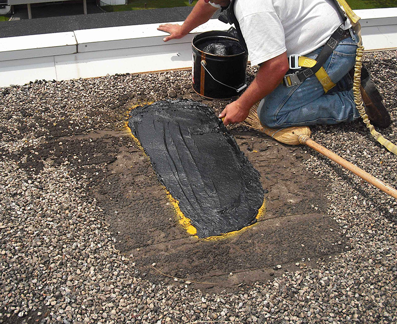 repairing a commercial roof